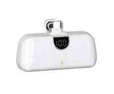 Powerbank Dudao K20SC 5000mAh mini 2x USB-C - baltos spalvos