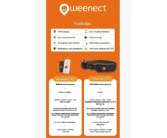 Mini GPS izsekotājs lieliem suņiem - Weenect Dog XT Juodas (bez kakla siksnas)
