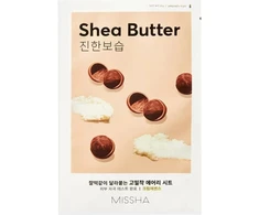 Missha Airy Fit Sheet Mask Sviestmedžių aliejumi lakštinė veido kaukė su taukmedžio ekstraktu, 1 vnt.
