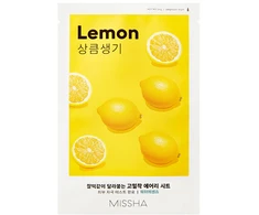 Missha Airy Fit Sheet Mask [Lemon] lakštinė veido kaukė, 19 ml