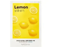 Missha Airy Fit Sheet Mask [Lemon] lakštinė veido kaukė, 19 ml
