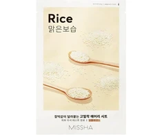 Missha Airy Fit Sheet Mask [Rice] lakštinė veido kaukė, 19 ml