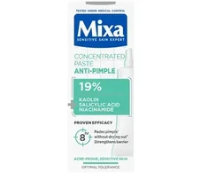 Mixa Vietinis spuogų gydymas. Koncentruota pasta nuo spuogų, 15 ml.