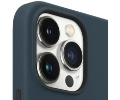 Dėklas MM2T3ZM A Apple Silicone Magsafe Cover for iPhone 13 Pro Max Abyss Mėlyna (Damaged Package) (Pažeista pakuotė)