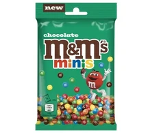 Pieninis šokoladas M&amp;M's minis traškiame spalvotame glajuje, 70 g