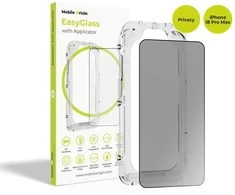 Ekrano apsauginės plėvelės Mobile Origin EasyGlass Privacy su aplikatoriumi iPhone 18 Pro Max