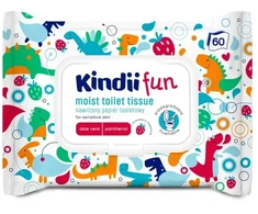 Moistened toilet paper Kindii Fun 60 pcs.