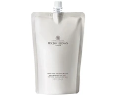 Molton Brown Gardus vonios ir dušo gelio papildymas „Rabbar &amp; Rose“, 400 ml