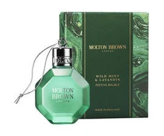 Molton Brown Bath and dušo želė Wild Mint &amp; Lavandin Festive Bauble (Bath &amp; Dušo želė), 75 ml