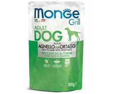 Monge Grilis konservuotas pašaras šunims su ėriena ir daržovėmis 100g