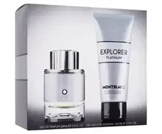Mont Blanc Explorer Platinum Gift set EDP 60 ml and dušo želė 100 ml