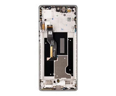 Dėklas Motorola Edge 50 Fusion LCD Ekranas + jutiklinis blokas + priekinis dangtelis Marshmallow Mėlyna (pakeitimų paketas)