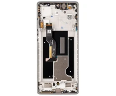 Motorola Edge 50 Fusion LCD Ekranas + jutiklinis blokas + priekinis dangtelis Marshmallow Mėlyna (pakeitimų paketas)