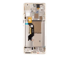 Dėklas „Motorola Edge 50 Pro“ skystųjų kristalų ekranas „Ekranas“ + jutiklinis blokas + priekinis dangtelis „Moonlight Pearl“ (servisų paketas)
