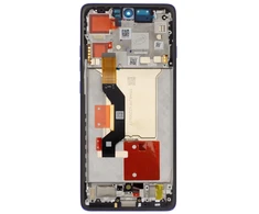 Dėklas Motorola Edge 60 Pro LCD ekranas + lietimui jautrus skydelis + priekinis dangtelis, akinančiai mėlynas (pakeitimo paketas)