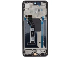 Dėklas Motorola G56 LCD Ekranas + Touch Unit + Front Cover Juodas Oyster (Service Pack)