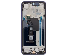 Dėklas „Motorola G56“ LCD ekranas + lietimui jautrus skydelis + priekinis dangtelis. Dazzling Mėlyna (pakeitimo paketas).