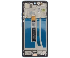 Dėklas Motorola G75 5G LCD Ekranas + Touch Unit + Front Cover Aqua Mėlyna (Service Pack)