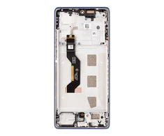 Dėklas „Motorola G85“ skystųjų kristalų ekranas + jutiklinis blokas + priekinis dangtelis, kobalto mėlynas (pakeitimų paketas)