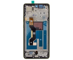 Dėklas Motorola G86 LCD Ekranas + Touch Unit + Front Cover Žalias (Golden Cypress) (Service Pack)