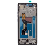 Dėklas Motorola G86 Power 5G LCD ekranas + lietimui jautrus skydelis + priekinis dangtelis Juodas (Spellbound) (pakeitimo paketas)