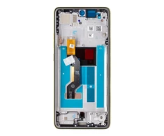 Dėklas Motorola G86 Power 5G LCD Ekranas + Touch Unit + Front Cover Žalias (Golden Cypress) (Service Pack)