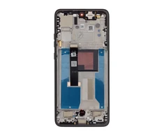 Dėklas Motorola ThinkPhone 25 5G LCD ekranas + lietimui jautrus skydelis + priekinis dangtelis, anglies pluošto, juodas (su aptarnavimo paketu)