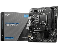 Pagrindinė plokštė MSI PRO H610M-E DDR5 LGA 1700 mATX Motherboard