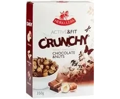 Muesli HERKULESS Active &amp; Fit Crunchy Choco Nuts, 0.350 kg