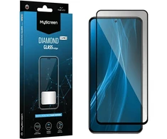 Apsauginis stiklas telefonui Xiaomi Redmi A2 / A2+ MyScreen Diamond Glass Edge Full Glue Lite juodos spalvos krašteliu