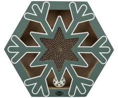 TRIXIE Xmas Draskyklė snaigė, 33 × 6 × 28 cm, melsva