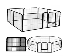 Naminių gyvūnėlių metalinis narvas Springos PA1002, 165 x 165 cm