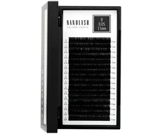 Nanolash Volume Lashes Dirbtinės blakstienos 0,05 D 11 Mm 1 U