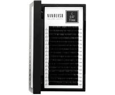 Nanolash Volume Lashes Dirbtinės blakstienos 0,07 C 11 Mm 1 U