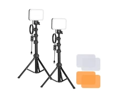 „Neewer BP66“ studijos rinkinys, dvi LED lempos + filtrai + trikojai
