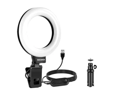Neewer BR60 5" clip-on ring light / desk stand