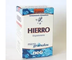 Neo Mikrogranulės Geležies 50 kapsulių