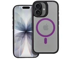 Originalus „iPhone 17 Neo“ dėklas, suderinamas su „MagSafe“ violetine