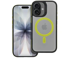 Originalus „iPhone 17 Neo“ dėklas, suderinamas su „MagSafe“, geltonas