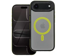 Originalus „iPhone 17 AIR Neo“ dėklas, suderinamas su „MagSafe“, geltonas