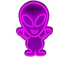 Lubinis šviestuvas Neon Beline Light Alien