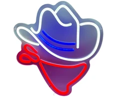Lubinis šviestuvas Neon Beline Light Cowboy