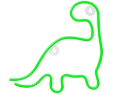 Neon LED Light DINOSAUR žalias NNE01 Neolia
