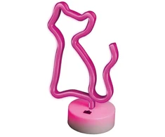 Neoninis LED ant stovo CAT rožinis FSNE02 Forever Light