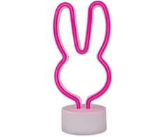 Neon LED ant stovelio Triušis rožinė USB-C FSC-10 Forever Light