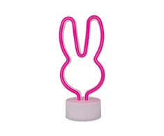 Neon LED ant stovelio Triušis rožinė USB-C FSC-10 Forever Light