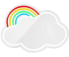 Neoninis MIRROR LED CLOUD daugiaspalvis FMNE05 Forever Light
