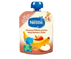"Nestle Naturnes Apple Banana Oatmeal" avižinė košė 90g
