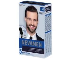 Neva Nevamen Permanent Hair Dye 3/0 Natural Dark Brown, 150 ml