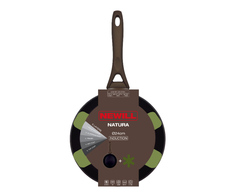 Maku Newill "Natura" Ø24cm indukcinė rudoji keptuvė su apsauga